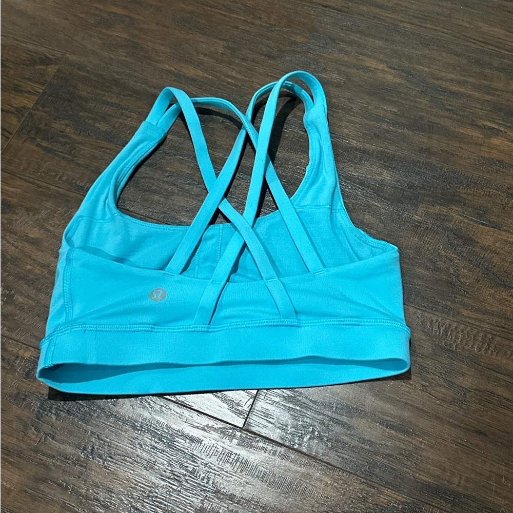 lululemon athletica Women's Blue Sports Bra Size 2 - Picture 2 of 6